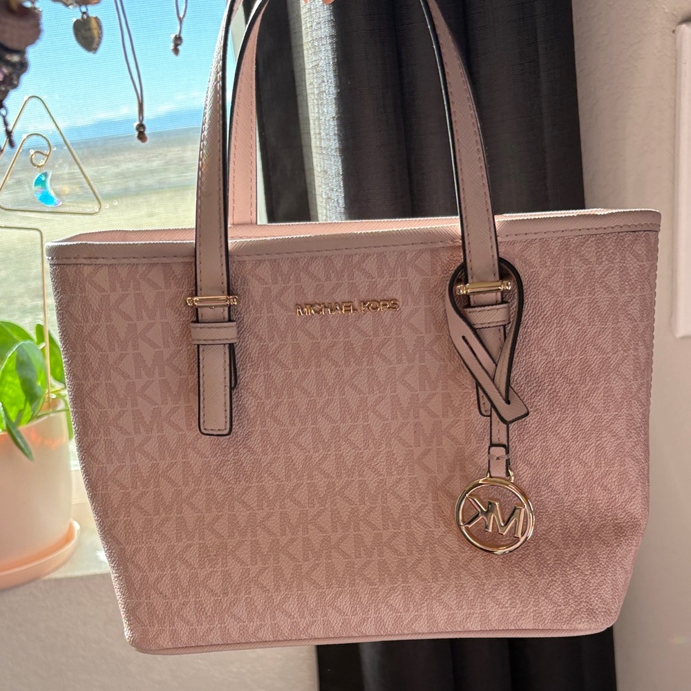 Michael Kors Blush Pink Signature Tote